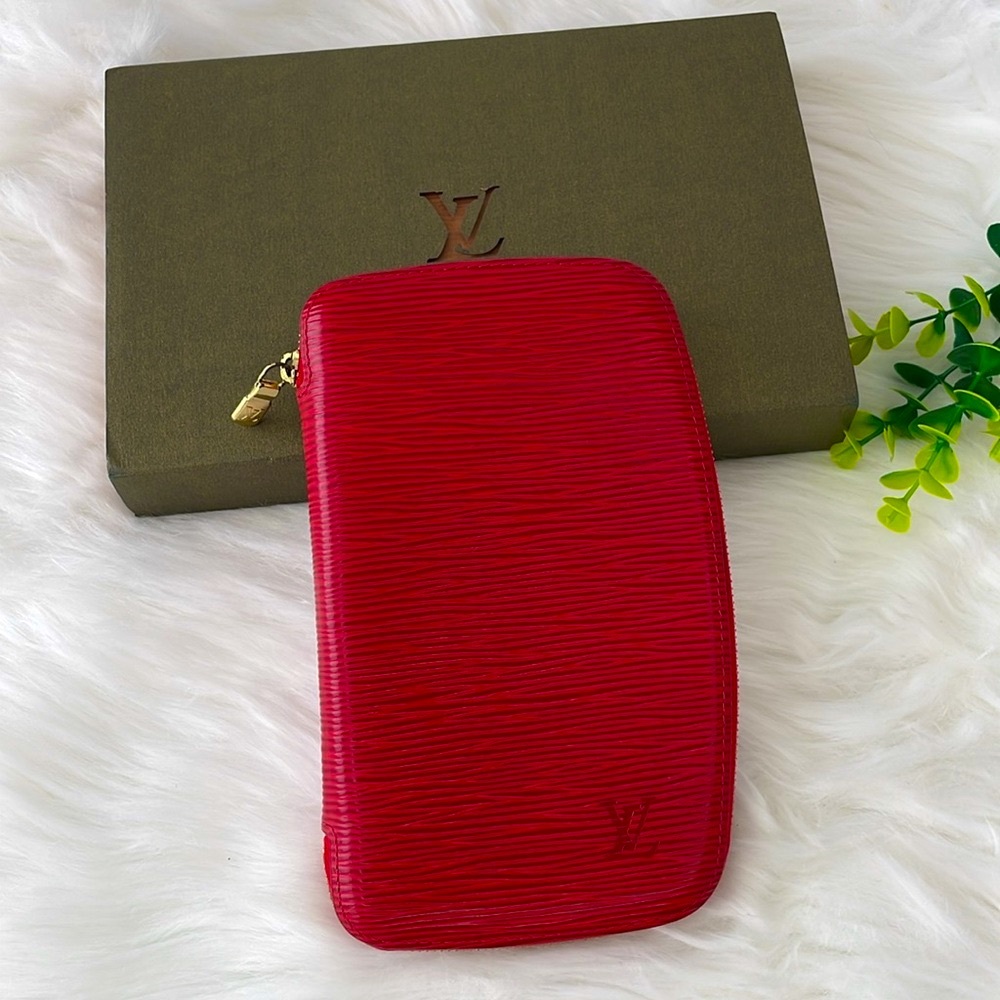 Louis Vuitton Red Epi Leather Geode Organizer